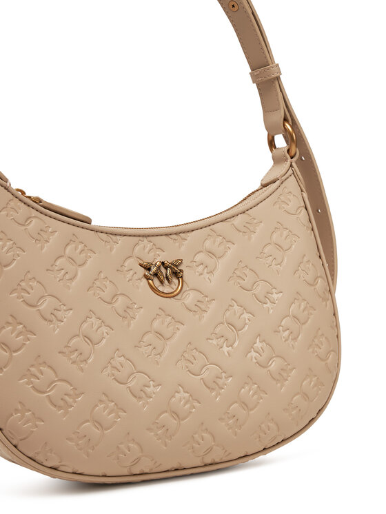 PINKO PINKO Torebka Half Moon Mini Fl PE 25 PLTT 102790 A1YB Beżowy