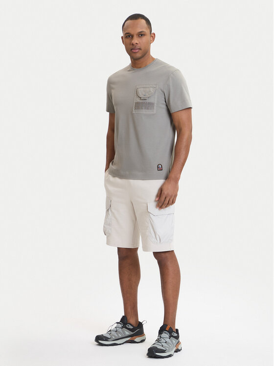 Parajumpers Parajumpers T-shirt Malham 26SMPMTSRY01 Bež Regular Fit
