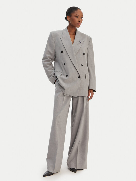 HUGO HUGO Stoffhose Haminde 50555897 Grau Regular Fit