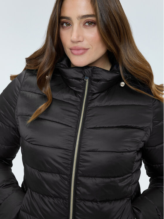 Fiorella Rubino Fiorella Rubino Kurtka puchowa F028T001459N033 Czarny A-Line Fit