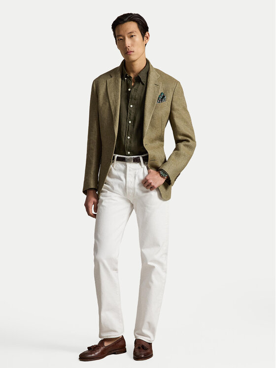 Polo Ralph Lauren Polo Ralph Lauren Marškiniai 710966294508 Žalia Regular Fit