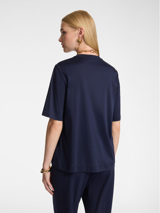 Elena Mirò Elena Mirò T-shirt G053Z000704N0H4 Blu Boxy Fit