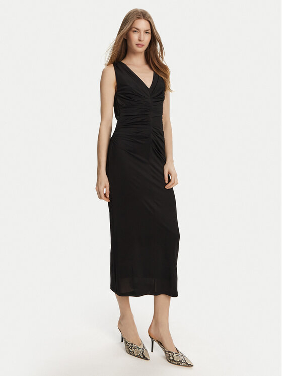 Marella Marella Φόρεμα κοκτέιλ Harald 2513621022 Μαύρο Slim Fit