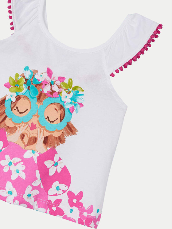 Mayoral Mayoral Set Top und Shorts 3261 Rosa Regular Fit