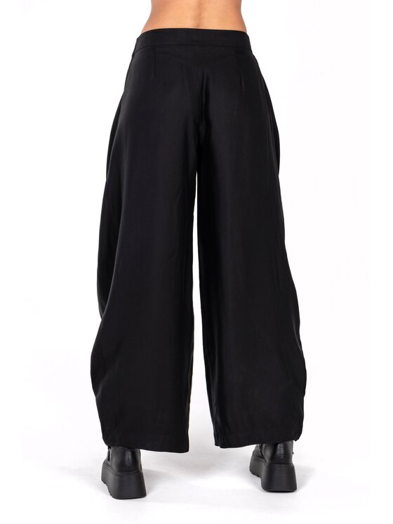 Love Saints Love Saints Spodnie materiałowe L26ZF-WX-K01 Czarny Oversize