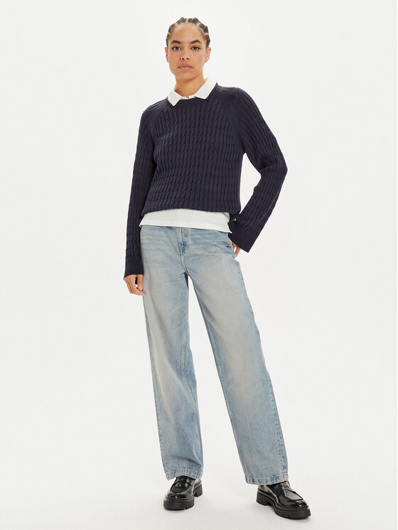 Gant Gant Džemper 4804154 Tamnoplava Regular Fit