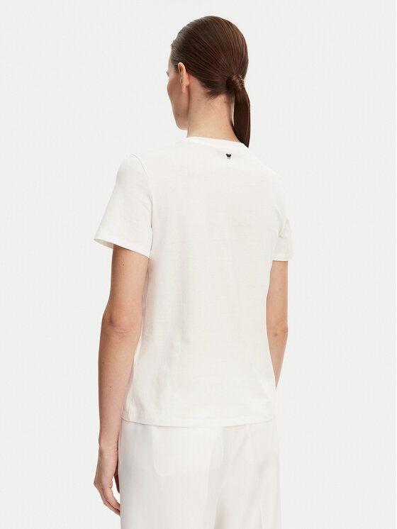 Weekend Max Mara Weekend Max Mara T-Shirt Teiera 2515971052 Biały Regular Fit