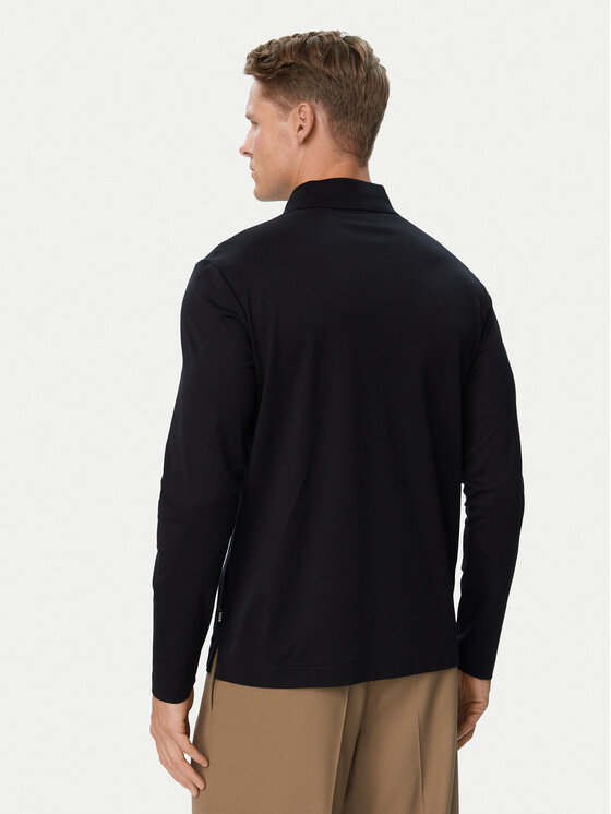 BOSS BOSS Поло 50570431 Чорний Regular Fit