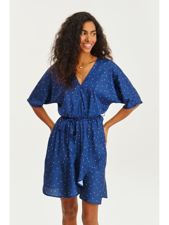 NAOKO NAOKO Každodenné šaty Dolce Notte Tmavomodrá Regular Fit