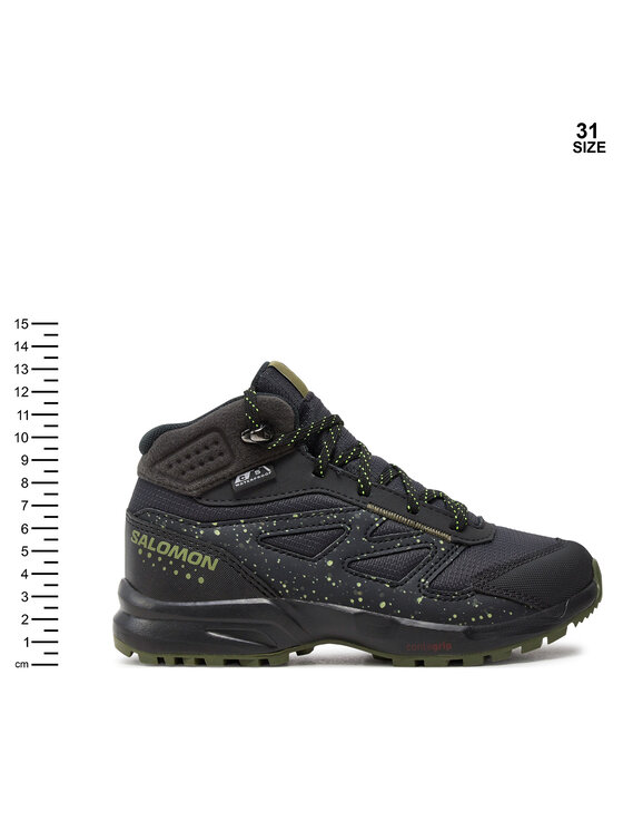 Salomon Salomon Παπούτσια πεζοπορίας Outway Mid Climasalomon™ Waterproof L47283500 Μαύρο