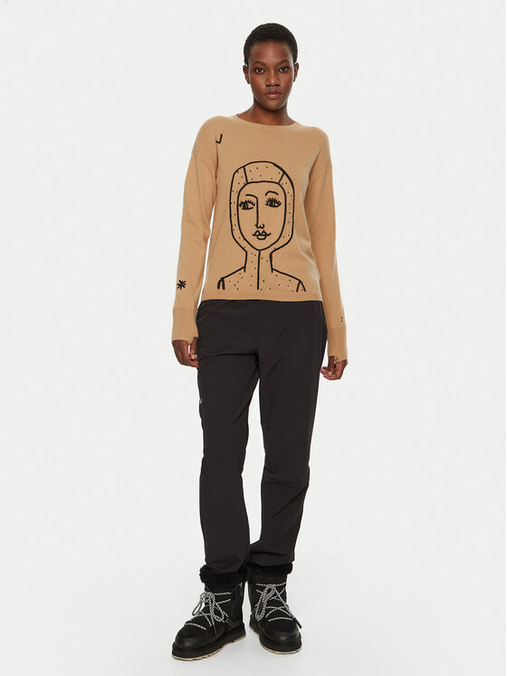 Rossignol Rossignol Pullover Lina RLNWO09 Beige Regular Fit