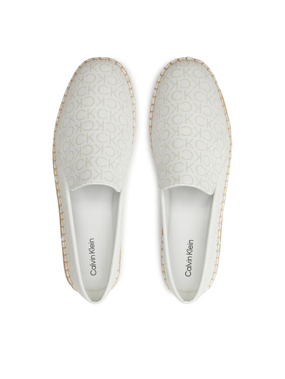 Calvin Klein Calvin Klein Espadrilės Espadrille Epi Mono HW0HW01917 Balta