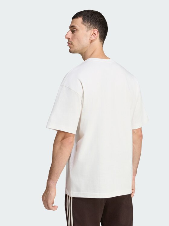 adidas adidas T-Shirt 170817 Biały Loose Fit