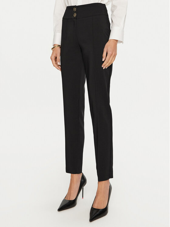 ARTIGLI ARTIGLI Riidest püksid ACPA000219 Must Regular Fit