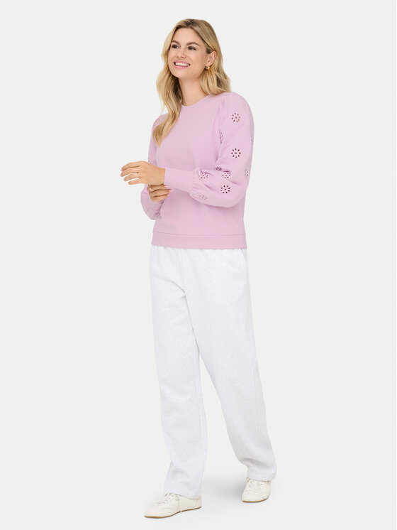 ONLY ONLY Суитшърт Femme 15315687 Розов Regular Fit