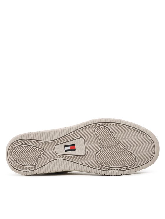 Tommy Jeans Tommy Jeans Αθλητικά Tjw Retro Basket Mc Leather Mix EN0EN02205 Μπεζ