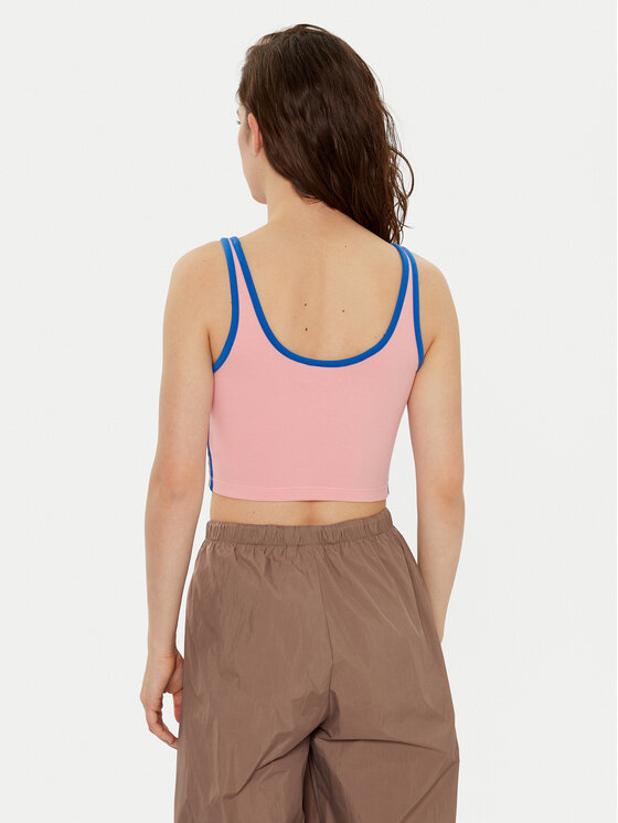 adidas adidas Top adicolor 3-Stripes JP2293 Roosa Slim Fit