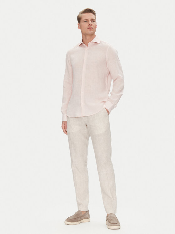 JOOP! JOOP! Cămașă 17 JSH-146Pai-W 30046075 Roz Slim Fit