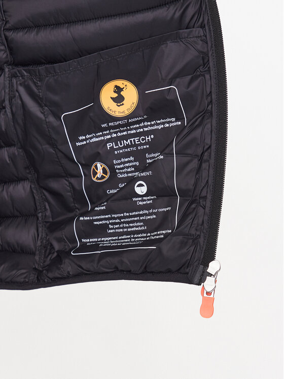 Save The Duck Save The Duck Kamizelka Adam D82410M GIGA01 Czarny Regular Fit