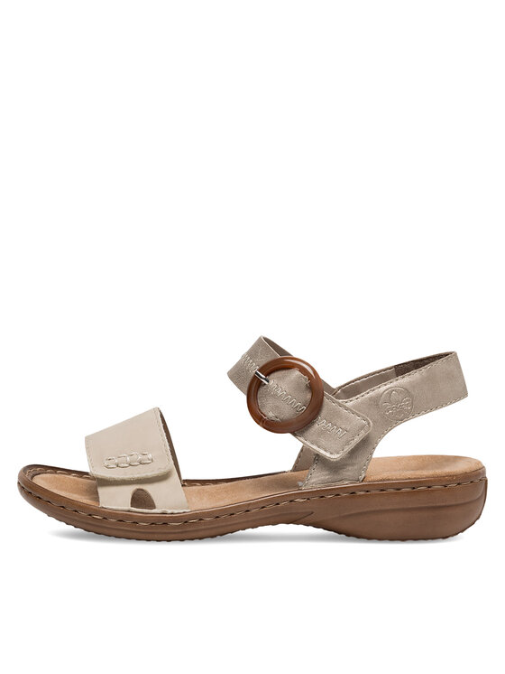 Rieker Rieker Sandalen 608Z3-60 Beige