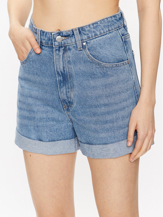 Edited Pantaloni scurți de blugi EDT6803001 Albastru Loose Fit