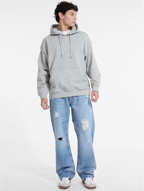 Guess Jeans Guess Jeans Bluza 176371 Szary Classic Fit