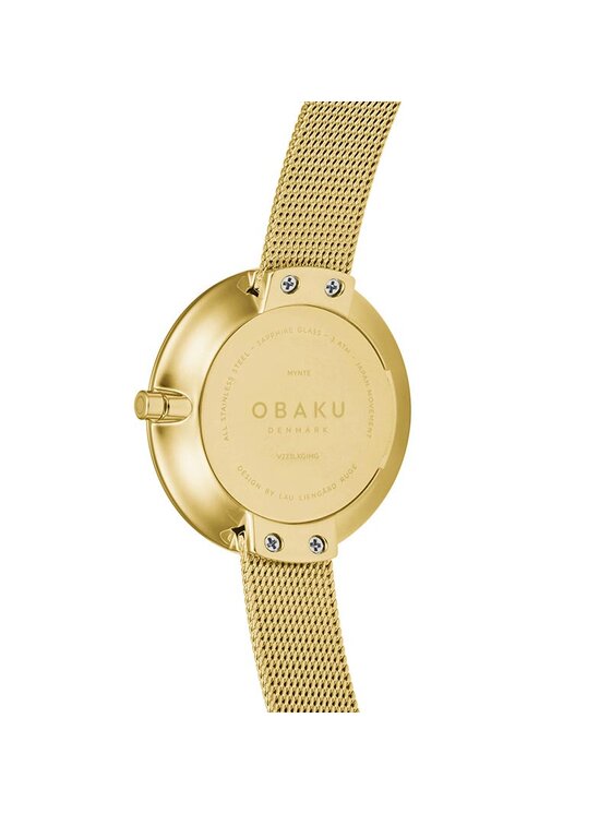 Obaku Obaku Hodinky V233LXGIMG Zlatá