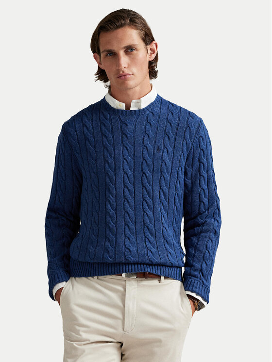 Polo Ralph Lauren Polo Ralph Lauren Svetr 710775885532 Tmavomodrá Regular Fit