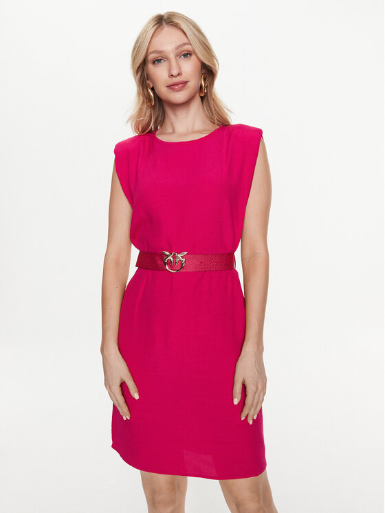 Pinko Rochie de zi 101138 A0US Roz Regular Fit