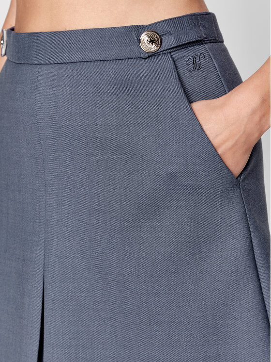 Tommy Hilfiger Tommy Hilfiger Minigonna Gold Button WW0WW35522 Blu Regular Fit