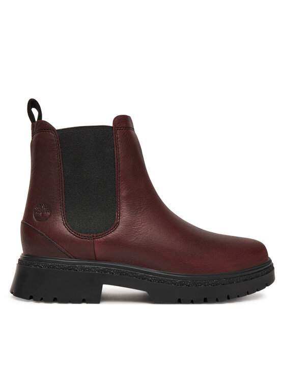 Timberland Timberland Kotníková obuv s elastickým prvkem Cambria Valley TB0A42BXEIW1 Bordó