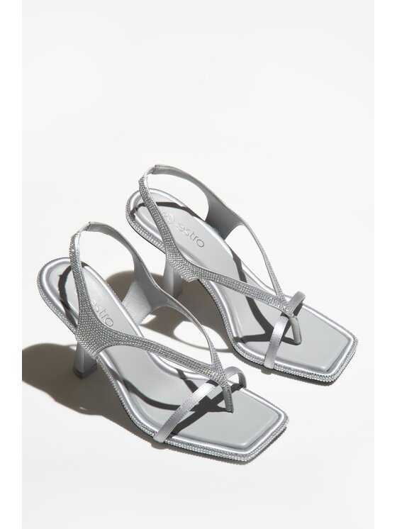 Estro Estro Σανδάλια ER00114301 Ασημί