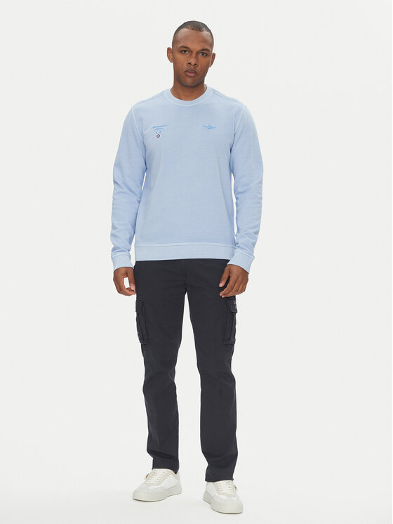 Aeronautica Militare Aeronautica Militare Bluza 251FE1991F583 Błękitny Regular Fit