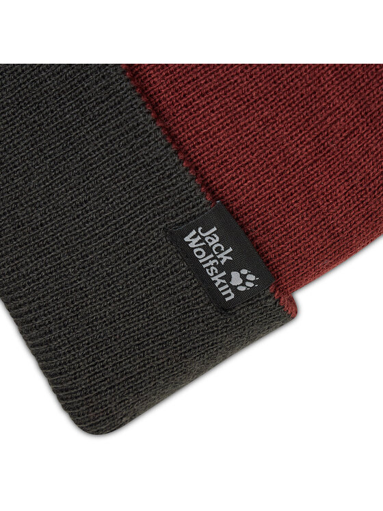 Jack Wolfskin Jack Wolfskin Kapa Rib Hat 1903891-2185 Tamnocrvena