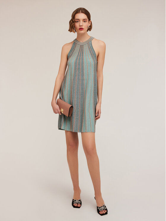 Motivi Motivi Vestito da giorno 7618W001399N0S5 Turchese Flared Fit