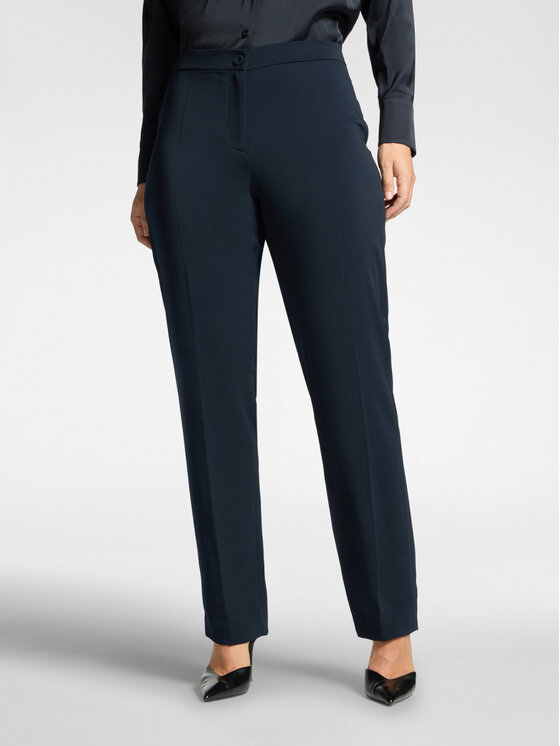 Elena Mirò Elena Mirò Spodnie materiałowe P019P000468N034 Niebieski Regular Fit