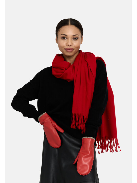 ALLORA BE UNIQUE ALLORA BE UNIQUE Guanti da donna 100% leather Rosso