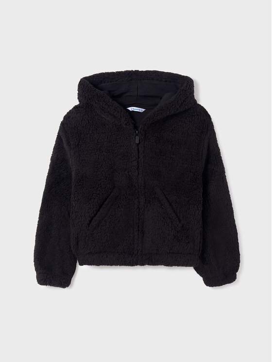 Mayoral Mayoral Felpa di pile 7.419 Nero Regular Fit