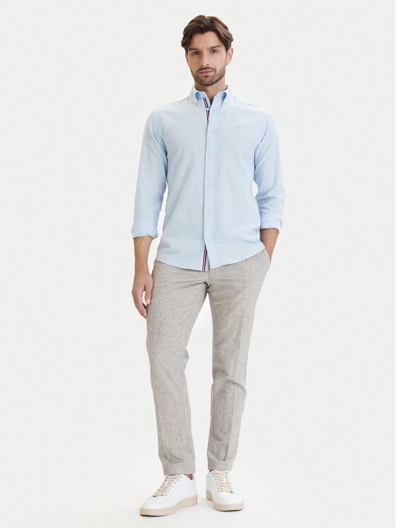 Jack & Jones Jack & Jones Cămașă Blusummer 12293269 Albastru celest Regular Fit