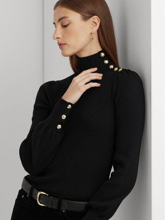 LAUREN RALPH LAUREN Lauren Ralph Lauren Dolčevita 200882214001 Crna Slim Fit