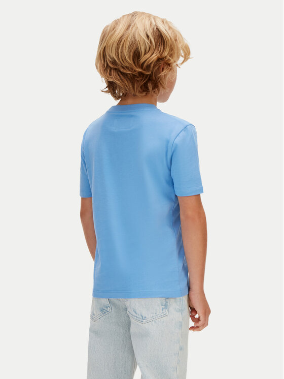 Calvin Klein Jeans Calvin Klein Jeans T-Shirt LVCKSJA07B Světle modrá Regular Fit