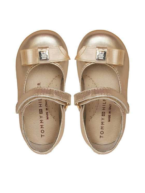Tommy Hilfiger Tommy Hilfiger Baleriny Ballerina T1A3-33927-0220 M Złoty