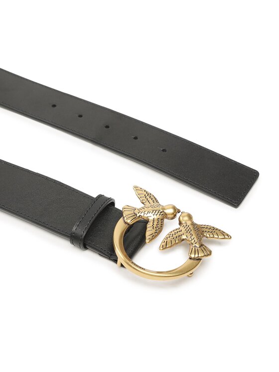 PINKO Pinko Dámsky opasok Love Berry H4 Belt PE 23 PLT01 100120 A0F1 Čierna