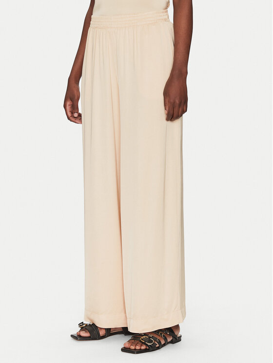 ViCOLO Pantaloni di tessuto TD0008 Beige Relaxed Fit, taglia : XS