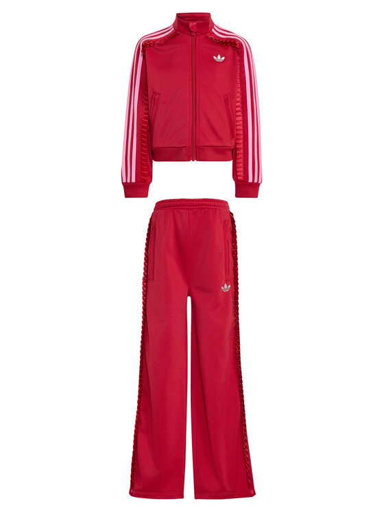 adidas adidas Анцуг Firebird Loose Tracksuit KR6593 Червен Regular Fit