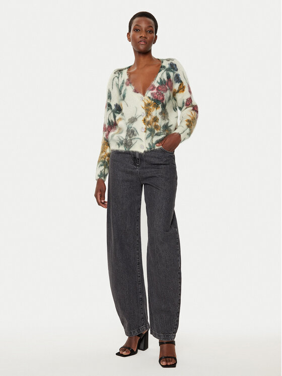 ViCOLO ViCOLO Kardigan 33065S Valge Regular Fit