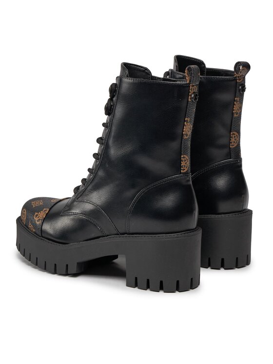 Guess Guess Šnurovacia obuv FL8WAP ELE10 Čierna