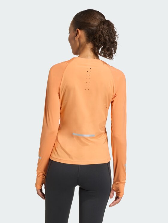 adidas adidas Koszulka techniczna 158649 Pomarańczowy Slim Fit