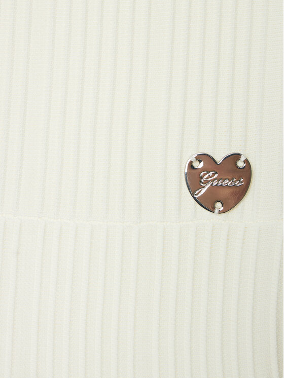 Guess Guess Kleid für den Alltag J4RK42 5012Z Beige Slim Fit