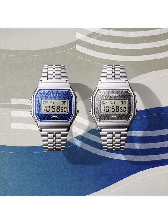 Casio Casio Zegarek 4549526427251 Srebrny